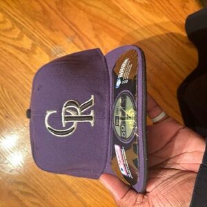 Colorado Rockies purple fitted hat #mlb